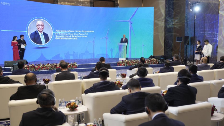 中企承建哈萨克斯坦大型风电项目举行建设启动仪式